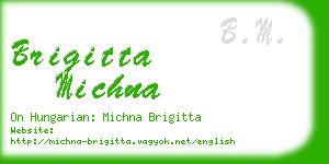 brigitta michna business card